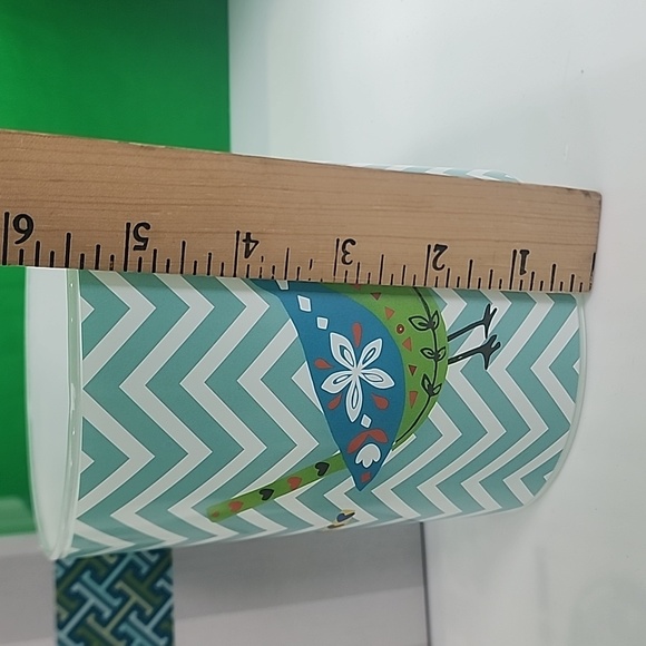 NWT, Scentsy Chevrons and Songbirds Sleeve and Dish with ring.#40592 - Picture 15 of 16